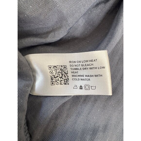 NWT Cider 3XL Sequin Open-Back Long Sleeve Dress - Iridescent Silver - Picture 12 of 14